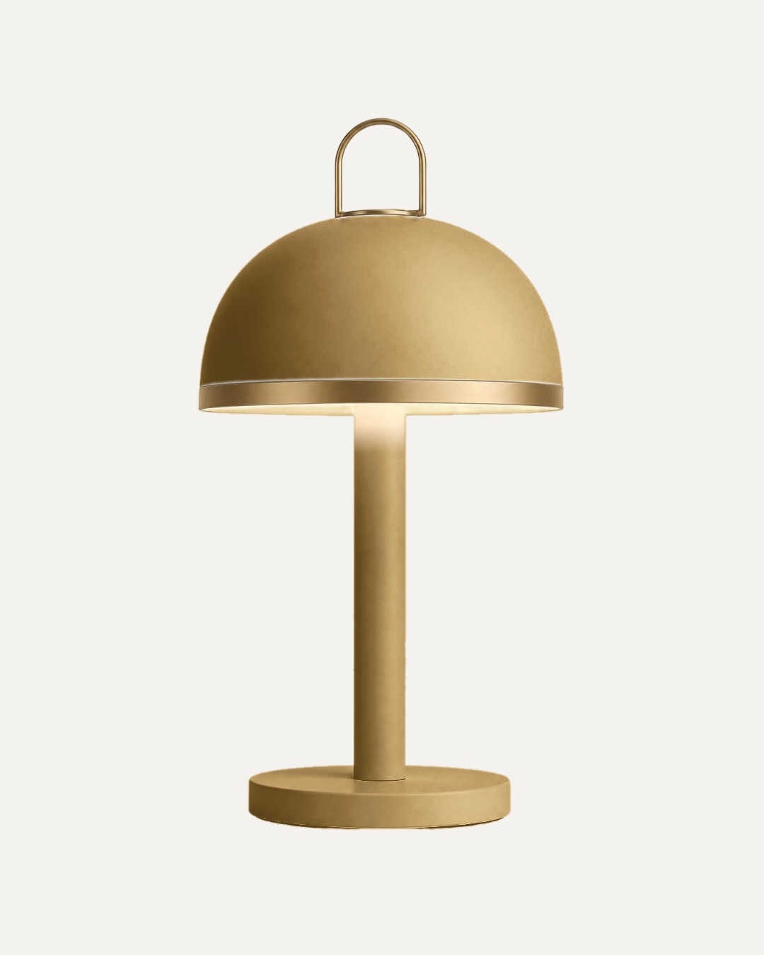 Veyraine Dome Portable Lamp in brushed gold
